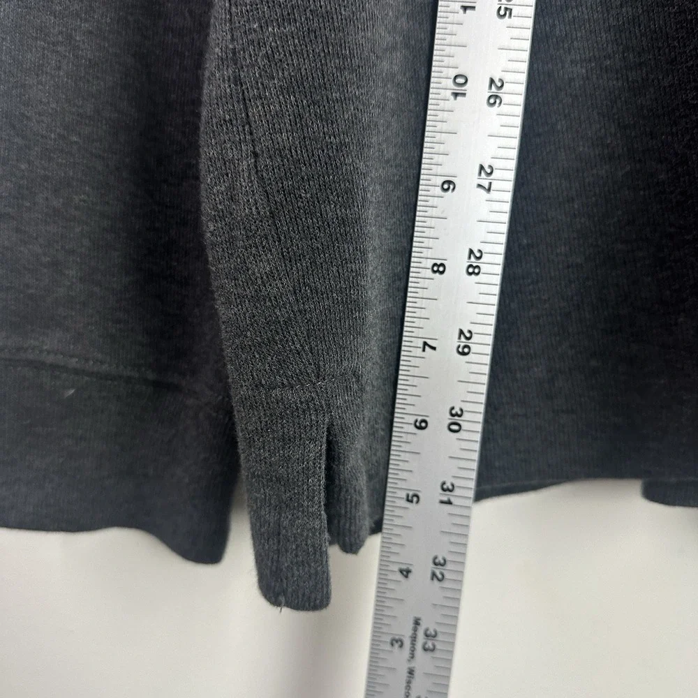 Polo Ralph Lauren Sweater Mens XL Charcoal 1/4 Zip Mock Neck Estate Rib Pullover